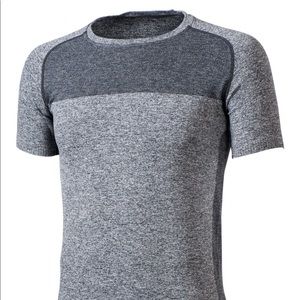 Orange theory fitness men’s workout shirt.